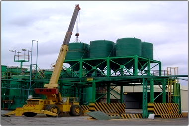 After project doen by ROAR construction on liquid fertilizer tanks and rebuild a new plant